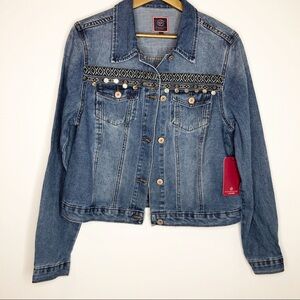 Boom Boom - NEW Carbon Tassel Denim Jacket
